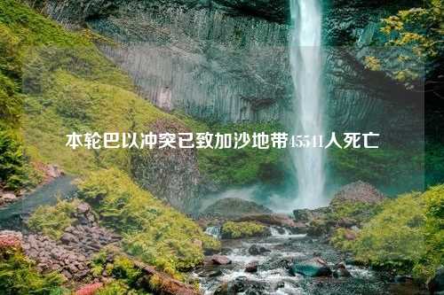 本輪巴以沖突已致加沙地帶45541人死亡