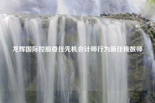 龍輝國際控股委任先機會計師行為新任核數(shù)師