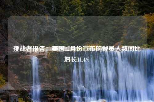 挑戰(zhàn)者報(bào)告：美國(guó)12月份宣布的裁員人數(shù)同比增長(zhǎng)11.4%