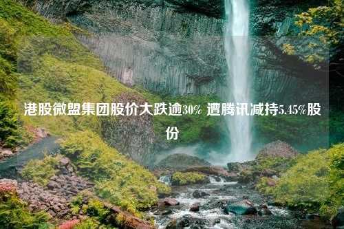 港股微盟集團(tuán)股價(jià)大跌逾30% 遭騰訊減持5.45%股份