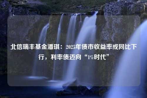 北信瑞豐基金潘琪：2025年債市收益率或同比下行，利率債邁向“1%時(shí)代”