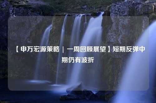 【申萬宏源策略 | 一周回顧展望】短期反彈中期仍有波折