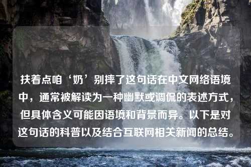 扶著點咱‘奶’別摔了這句話在中文網(wǎng)絡(luò)語境中，通常被解讀為一種幽默或調(diào)侃的表述方式，但具體含義可能因語境和背景而異。以下是對這句話的科普以及結(jié)合互聯(lián)網(wǎng)相關(guān)新聞的總結(jié)。